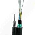 Outdoor Single Mode Fibre Cable Figure 8 GYFTC8S53 Dual steel tape armored Dual PE sheath Fiber Optic Cable