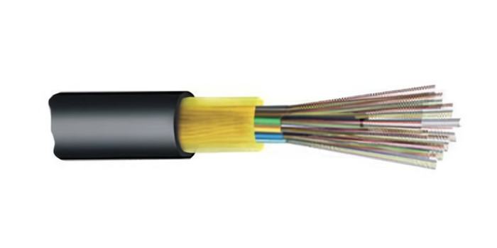 All Dielectric G652D ADSS Fiber Optic Cable 80m 100m 120m Span 24 Core