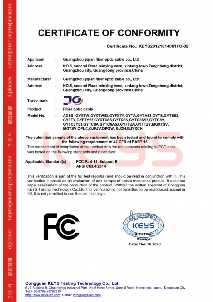 室外地下ケーブル GYTA GYFTA 4-288 コア 144 コア 光ファイバーケーブル 5