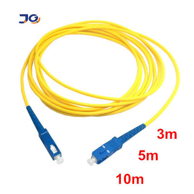 品質  Duplex OS2 9 125um SC to LC Single Mode Fiber Optic Patch Cord Low Loss 工場