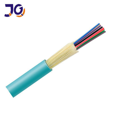 品質  GJFJV10 24 Core Multimode Indoor Fiber Optic Cable OM1 OM2 OM3 LSZH Gigabit Network 工場
