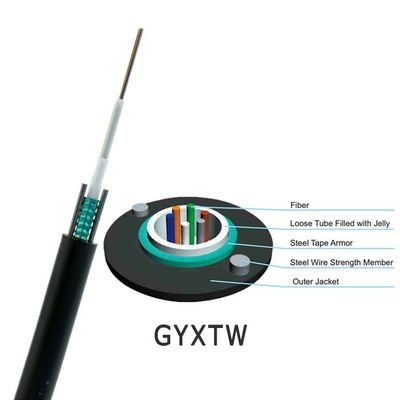 Customerized 2 4 6 8 12 Core 8.0mm G652D Aerial Fiber Optic Cable