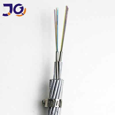 品質  OPGW Optical Power Ground Wire Fiber Optic Cable 24 48 Core Single Mode Overhead Power Transmission 工場