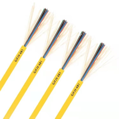 Multi-fiber Singlemode Gjfjv Tight Buffer Indoor Fiber Optic Distribution Cable