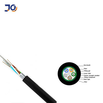 繊維ケーブルGYTSの装甲管24 48の96の144の288の中心の光ファイバーケーブル