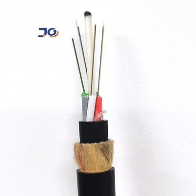 頭上式の屋外の単一のジャケットの多中心の単一モード ADSS の光ファイバ ケーブル