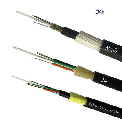力の光ファイバー ケーブルの単一モードの Adss 24 48 72 96 144 の中心の屋外の繊維ケーブルの Adss の光ファイバー ケーブル 48 の中心