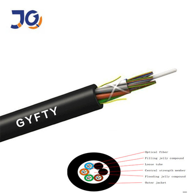 GYFTY 24 FOのUnarmoured地下ケーブルG652D 12 24の48光ファイバケーブル