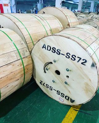 ADSSの単一モード144は空気G652D繊維の光ケーブルの芯を取る