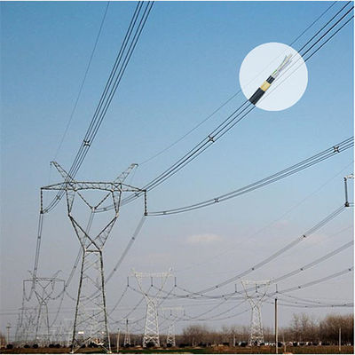 光ファイバーケーブル シングルモード 24コア ADSS スパン 100m 光ファイバーケーブル