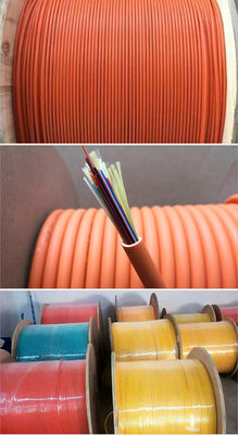 室内 LSZH 光ケーブル 4コア 6コア 8コア 12コア 24コア 48コア シングルモード 光ファイバーケーブル GJFJV