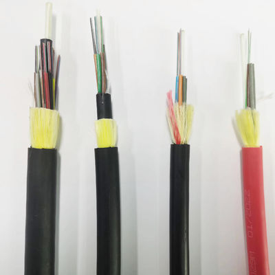 外部空中ヘッド G652d 光ファイバー単調モードADSS span50 tkf 12 24 48 72 96 144 288コア光ファイバーケーブル