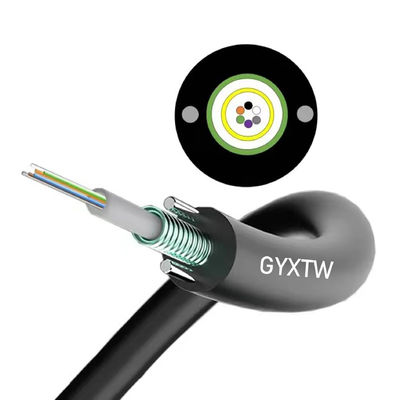 4 6 8 12 24コア GYXTW ステールテープ 装甲式外用光ファイバーケーブル