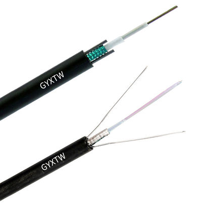 GYXTW 光ファイバーケーブルとPSP鋼テープ装甲 双平行鋼線とゲルで満たされた外接用ローズチューブ