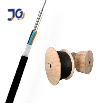 4/6/8/12/24 コア単モード多モード光ファイバー GYTY ローズチューブ鋼線強度メンバー