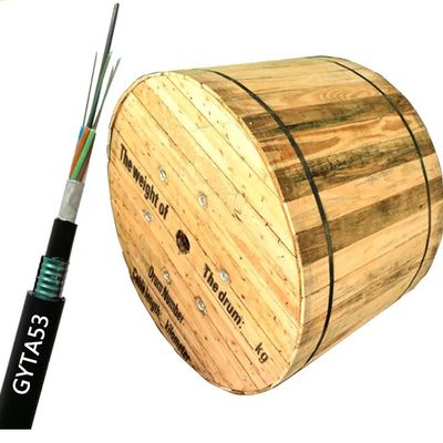 地下直接埋葬されたFRP強度メンバー 二重装甲光ファイバーケーブル GYFTA53
