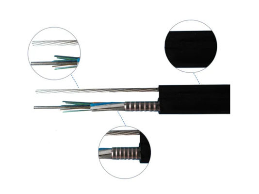 外部用空中用光ファイバーケーブル 多重放松管 図8 光ケーブル GYTC8A