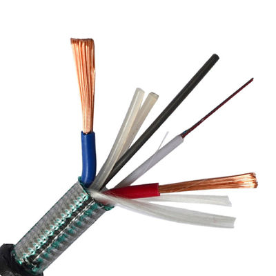 オーダーメイド 屋外 光電 光ファイバー コンポジットケーブル 8コア +2 x 1.0 電力の銅線電源ケーブル