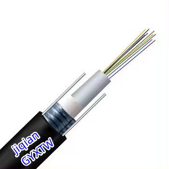 工場価格 2/4/6/8/12/16/24 コア 電気通信 GYXTW 屋外通信ケーブル シングルモード 光ファイバーケーブル Wi