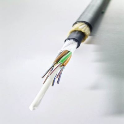 48コア オールダイレクトリック自立型空中ケーブル ADSS スパン 100m 200m 光ファイバー 光ファイバーケーブル