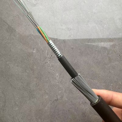 地下 GYTA33 24コア G652D SM 水下 鎖状 装甲 鋼鉄線 繊維ケーブル