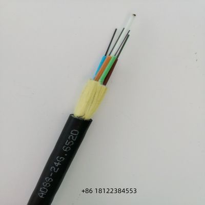 100M 120M 150M スパン セルフサポート 光ファイバーケーブル ADSSケーブル