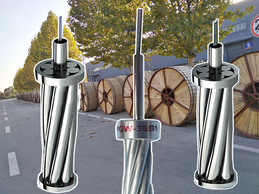 OPGW光ファイバーケーブル 24 48芯 シングルモード G652D 送電線通信 屋外光ケーブル