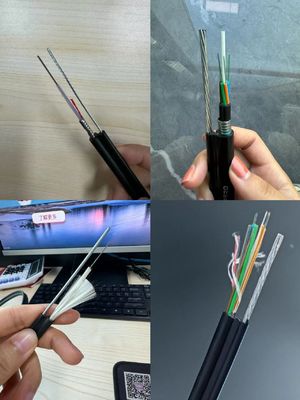 1.6mm スチールワイヤー強度メンバー FTTH ミニフィギュア8 光ファイバーケーブル