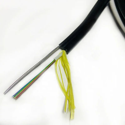 1.6mm スチールワイヤー強度メンバー FTTH ミニフィギュア8 光ファイバーケーブル