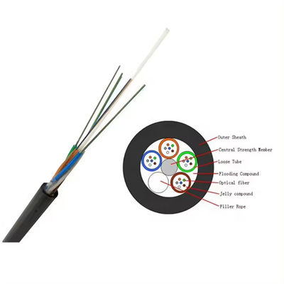 ホットセール 48コアSM GYFTY 防弾性のない光ファイバー用ケーブル