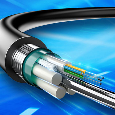 外部用48コアシングルモードエアリアンダクト 装甲型GYTA光ファイバーケーブル