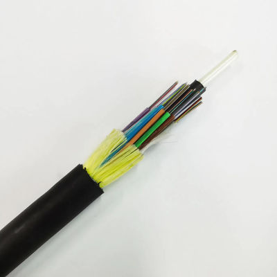 ADSS光ファイバーケーブル 最大96芯 シングルジャケット オール誘電体 自己支持型 屋外空中光ケーブル
