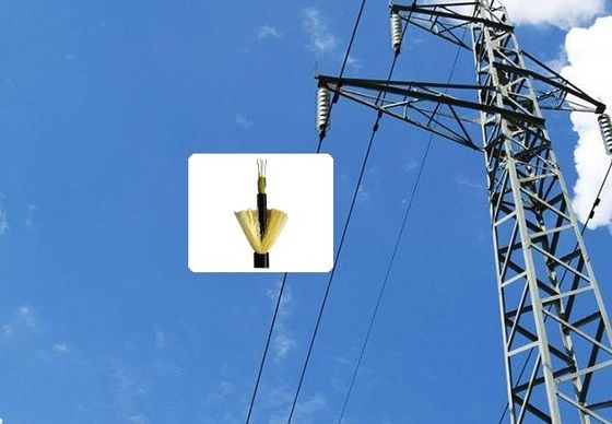 電源光ファイバーケーブル ADSS 144 カーブ 屋外光ファイバーケーブル G657A G652D