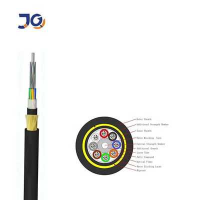 全電圧式自立型空中ADSSケーブル 96コアG652d 外部型非装甲式ダブルジャケット 光ファイバー
