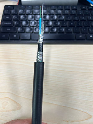 シングルモードG652D 24 48コア光学直接埋葬光ファイバーケーブルGYTA53