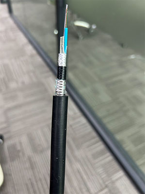 12 16 24 48コア 光ファイバーケーブル GYTA53 直接埋葬 ダブルシートと装甲された屋外光ファイバーケーブル