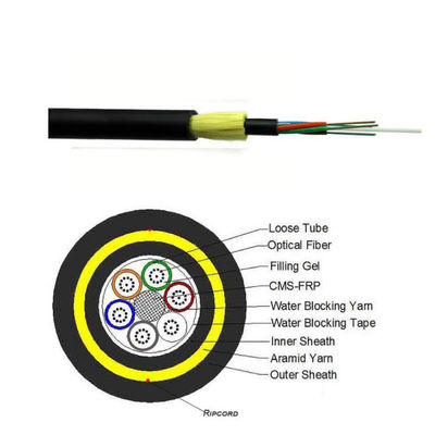 プレミアム ADSS ダブルシェイフ 光ファイバーケーブル スパン 400m 24 48 72 96 144 288 コア