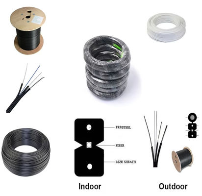 G657a1 G657a2 LSZH ジャケット FTTH 室内・屋外ドロップケーブル 光ファイバーケーブル