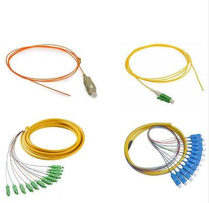 12コア SC UPC 光ファイバーピグテイル 0.9mm マルチモードケーブル FTTH FTTB ネットワークアプリケーション