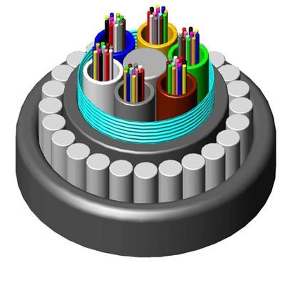 海底直埋水GYTA33 GYTS33 鋼鉄ワイヤ装甲光ファイバーケーブル