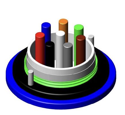 MGXTSV 光ファイバーケーブル 難燃性 LSZH 装甲鉱山ダクト 通信