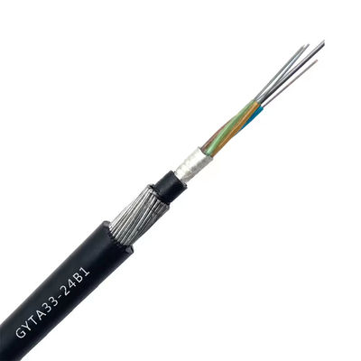 24コア光ファイバーケーブル GYTA33 GYFTY33 水中 鎖状 装甲式 ローズチューブケーブル