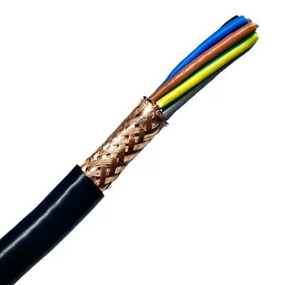 室外ハイブリッド繊維 PVC LSZH RVVPケーブル 2/3/4/5/6コア Cat6 FTPスパイラルシールド純銅制御信号ケーブル