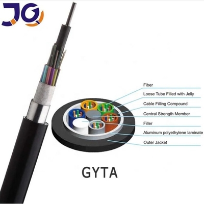 GYTA 装甲光ファイバーケーブル 2-144 コア架空/ダクト用ストランドルーズチューブ