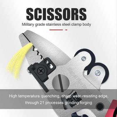 9-in-1 光ファイバー ストリッパー 光ファイバープライヤー 光ケーブルストリッパー