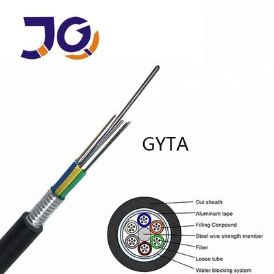 屋外用GYTA/GYTS 光ファイバーケーブル 12/24コア シングルモード G652D 工場直送価格