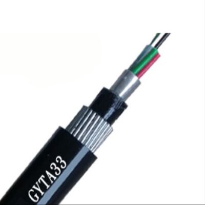 24 Core Underwater Fiber Optic Cable GYTA33 GYFTY33 Armoured Loose Tube Submarine Corrosion Resistant