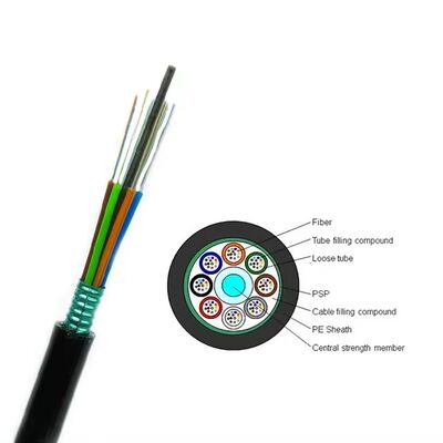 GYTS アーマード光ファイバーケーブル 288芯 シングルモード 屋外 地中直接埋設 光ケーブル スチールテープ強化