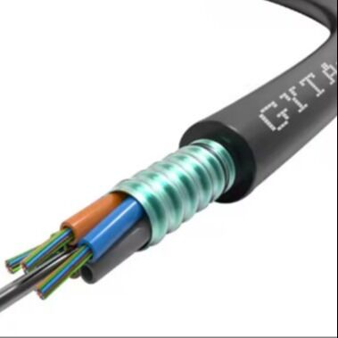 屋外GYTA シングルモード光ファイバーケーブルG652D 12 24コアダクトエアリアン ユニバーサル 工場直送
