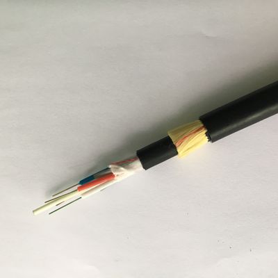 FCCの非金属単一のジャケットADSS 12 Hilos ADSSの光ファイバケーブル